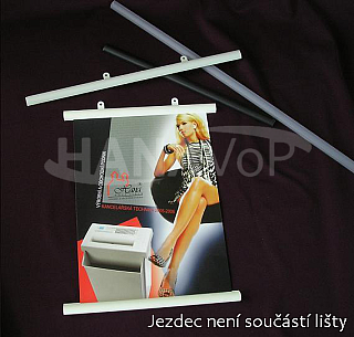 Plakátová lišta 595mm