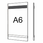 Plastová kapsa O A6 s magnetickou páskou